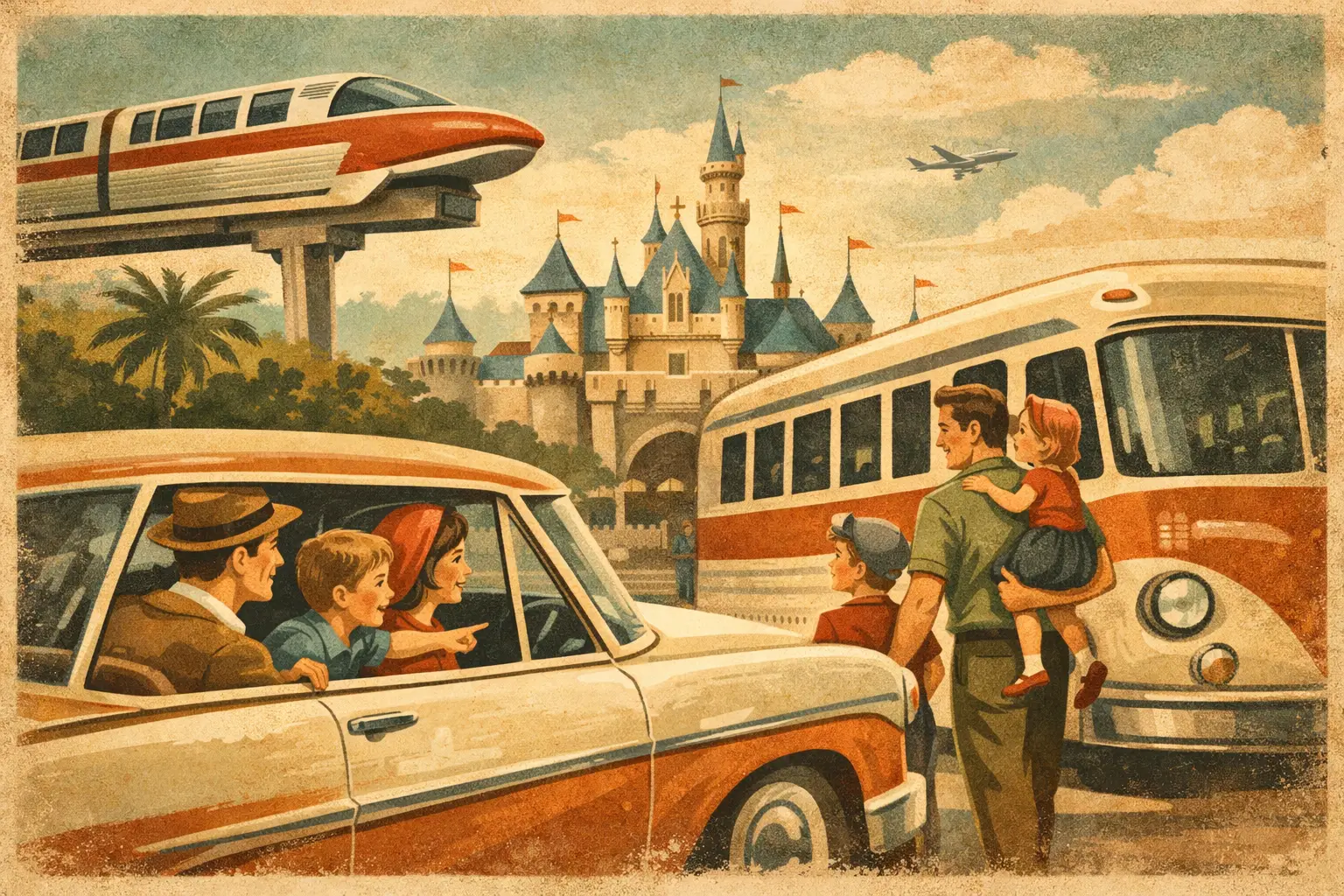Best Transportation for Disneyland Families