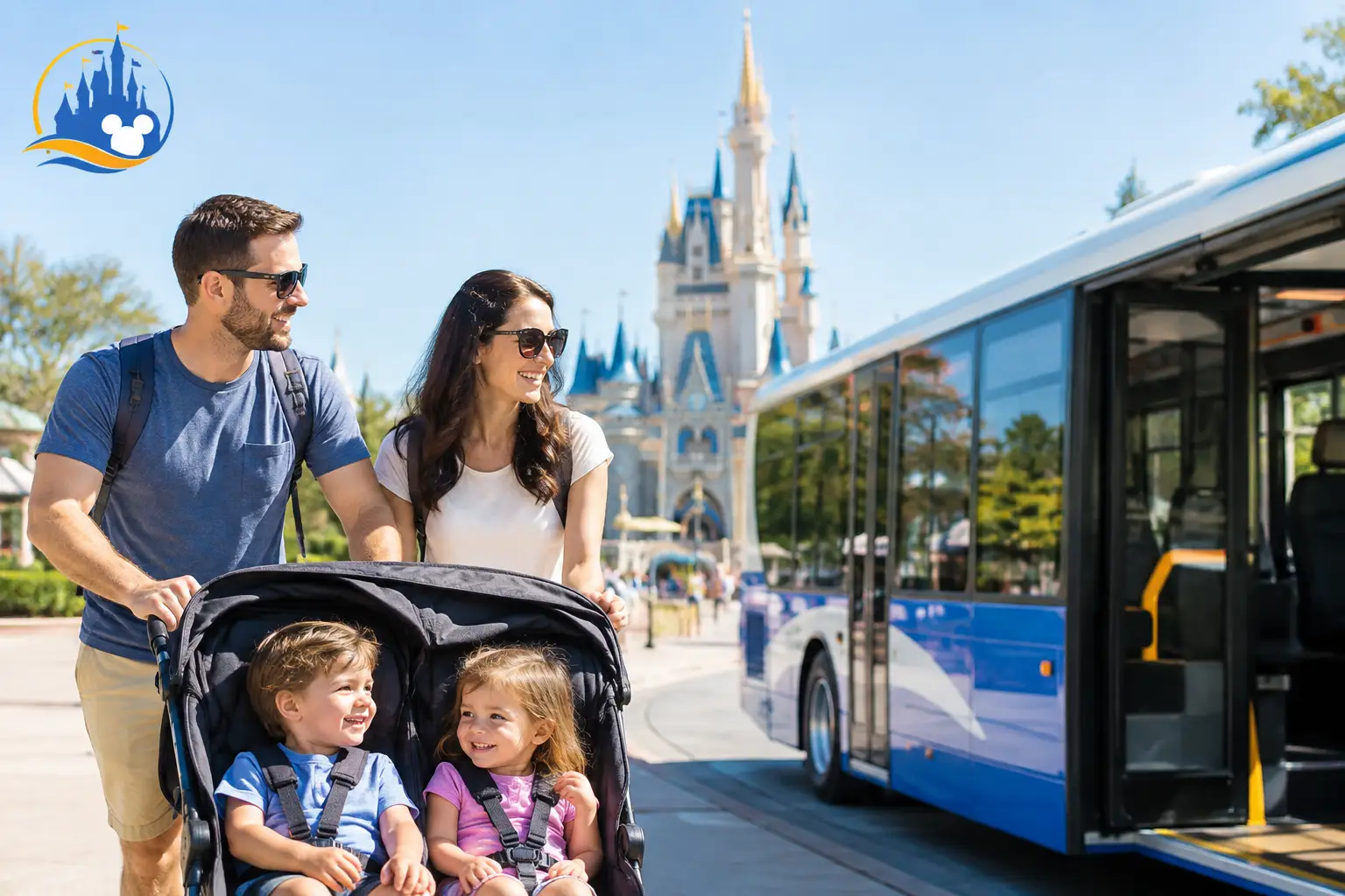 Disneyland Transportation With Car Seats