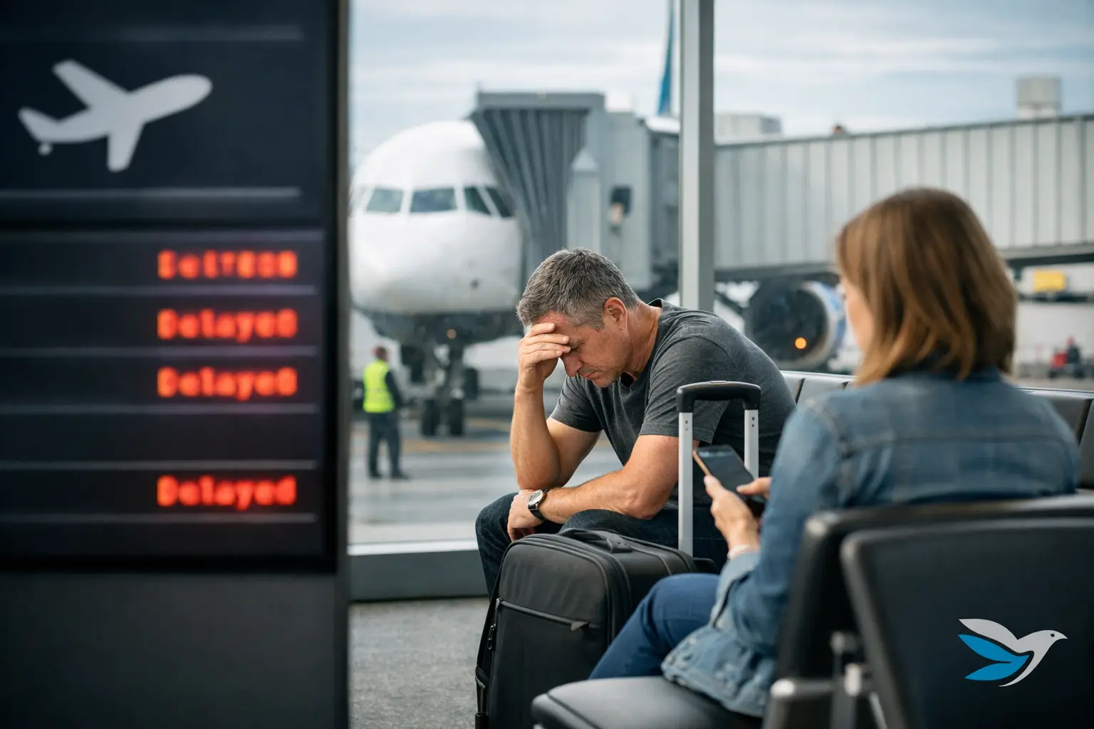What Happens During Flight Delays at Airports?
